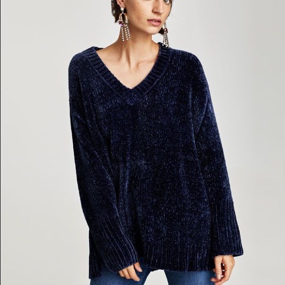 Zara chenille sweater Clearance